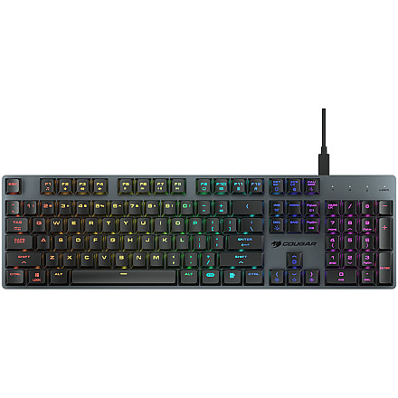 COUGAR Клавіатура Ігрова Luxlim, RGB, USB, чорна - 1