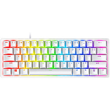 RAZER Клавіатура Ігрова Przewodowa Huntsman Min Linear Optical Комутатор Mercury, біла
