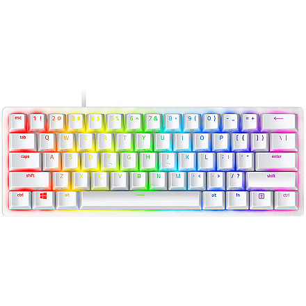 RAZER Клавіатура Ігрова Przewodowa Huntsman Min Linear Optical Комутатор Mercury, біла - 1