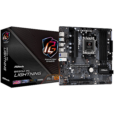 ASROCK B650M PG Lightning mATX AM5 DDR5 - 1