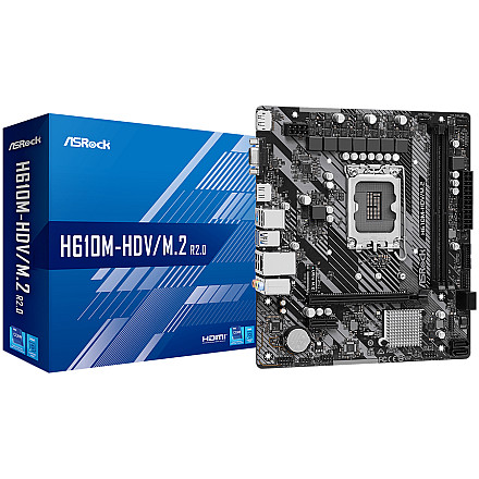 ASROCK H610M-HDV/M.2 R2.0 mATX LGA1200 DDR4 - 1