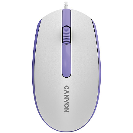 CANYON Миша провідна M-10 Біло - Lawendowa - 1