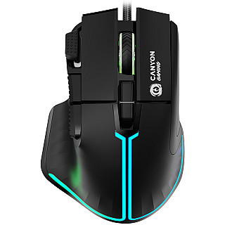 CANYON Миша ігрова Fortnax GM-636 RGB 9 Przyc. Przew. чорна