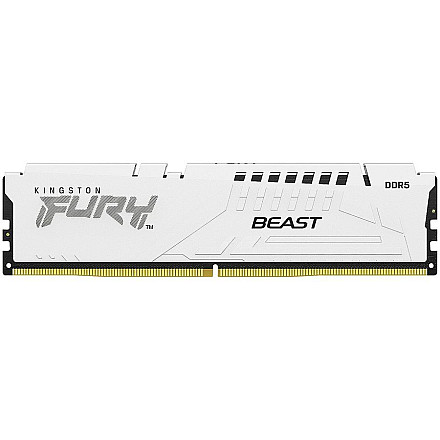 Kingston 16GB 6000MT/s DDR5 CL30 DIMM FURY Beast White EXPO - 1