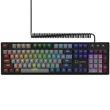LORGAR Klawiatura Gamingowa Azar 514, Przewodowa, RGB, Czarna