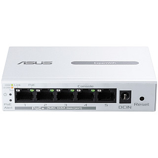 ASUS ExpertWiFi EBP15 5-Port GbE smart managed PoE+ switch, 4 PoE+ ports, 60W, Supports PoE priority setting, Perfect for PoE APs, IP Cameras, VoIP Phones, Centralized app management with ExpertWiFi router