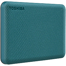 HDD Extern TOSHIBA CANVIO Advance 2TB, 2.5", USB 3.2 Gen1 (5Gbit/s), Backup and Security software, Textured Green, 149g