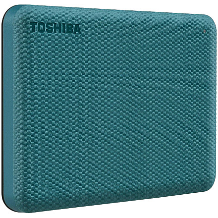 HDD Extern TOSHIBA CANVIO Advance 2TB, 2.5", USB 3.2 Gen1 (5Gbit/s), Backup and Security software, Textured Green, 149g - 1