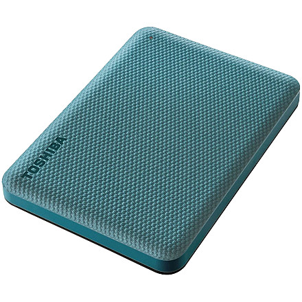 HDD Extern TOSHIBA CANVIO Advance 2TB, 2.5", USB 3.2 Gen1 (5Gbit/s), Backup and Security software, Textured Green, 149g - 2