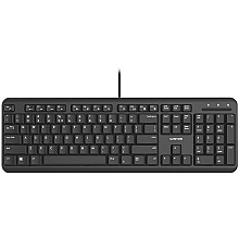 CANYON Klawiatura HKB-20 EN Velvet Przewodowa Czarna