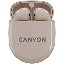 CANYON Słuchawki douszne TWS-6 Etui Beżowe