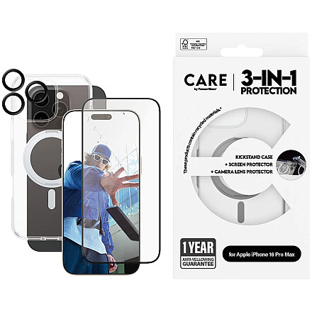 PANZERGLASS Feature 3-in-1 Ceramic Bundle iPhone 16 Pro Max - 1