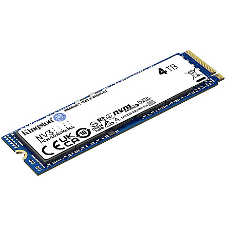 KINGSTON SSD 4TB NV3 M.2 2280 PCIe 4.0 NVMe SSD - 1
