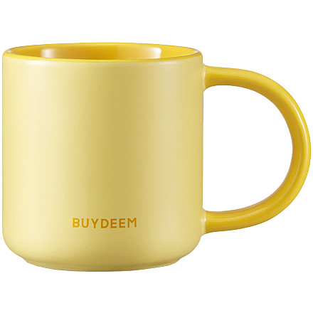 BUYDEEM Kubek ceramiczny 300ml, CD1018, Mellow Yellow - 1