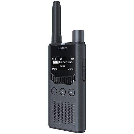 HYTERA Radio DMR+analog HYT-S35, PMR446-446 MHz, 2200 mAh, BT V 5.0, Szare - 1