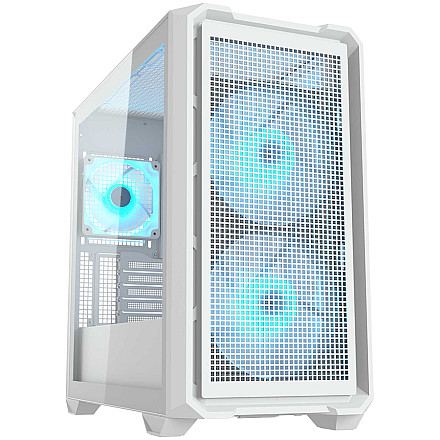 COUGAR MX600 Mini RGB PC Case, Mini Tower, White - 1