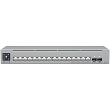 UBIQUITI UniFi Switch Pro Max, 16 port, Layer 3, (12) GbE PoE+, (4) 2.5 GbE PoE++, (2) 10G SFP+, 180W