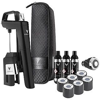 CORAVIN Timeless Six Plus, System do przechowywania wina, Czarny