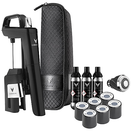 CORAVIN Timeless Six Plus, System do przechowywania wina, Czarny - 1