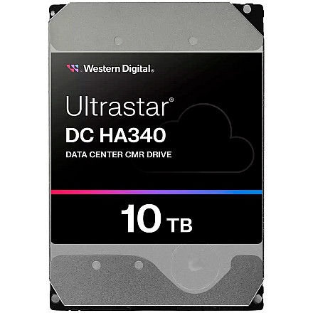 HDD Server WD ULTRASTAR DC HA340 (3.5’’, 10TB, 256MB, 7200RPM, SATA 6Gb/s) - 1