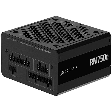 CORSAIR RM750e, 750 Watt, ATX 3.1, PCIe 5.1, Cybenetics GOLD Certified, Fully Modular - 2