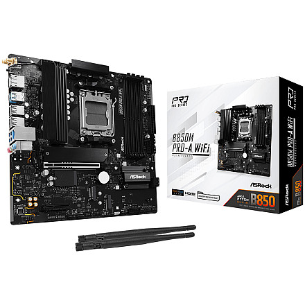ASROCK B850M Pro-A WiFi mATX AM5 DDR5 - 1