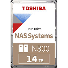 HDD NAS TOSHIBA N300 14TB CMR, 3.5'', 512MB, 7200RPM, SATA, TBW: 180