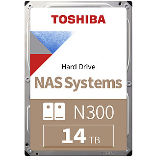 HDD NAS TOSHIBA N300 14TB CMR, 3.5'', 512MB, 7200RPM, SATA, TBW: 180
