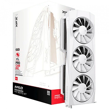 XFX Quicksilver AMD Radeon RX 9070XT White 16GB GDDR6 256-bit HDMI 3xDP - 1