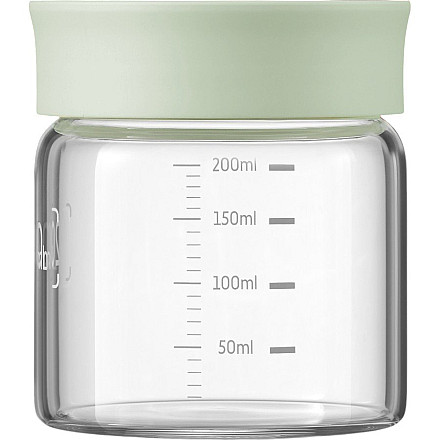 BUYDEEM Szklane баночки 200ml з з гайкою wze Cozy Greenish, CS1007/A1 - 1