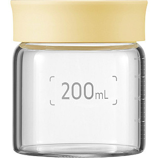 BUYDEEM Szklane баночки 200ml з з гайкою wze Yellow Mellow, CS1007/A2