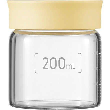 BUYDEEM Szklane баночки 200ml з з гайкою wze Yellow Mellow, CS1007/A2 - 1