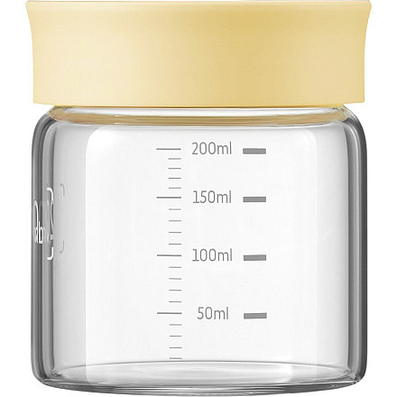 BUYDEEM Szklane баночки 200ml з з гайкою wze Yellow Mellow, CS1007/A2 - 2