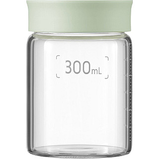 BUYDEEM Szklane баночки 300ml з з гайкою wze Cozy Greenish, CS1002/A1