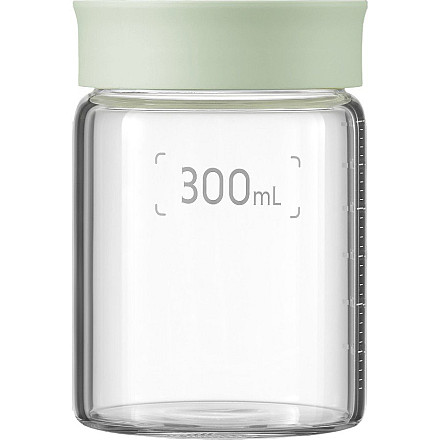 BUYDEEM Szklane баночки 300ml з з гайкою wze Cozy Greenish, CS1002/A1 - 1