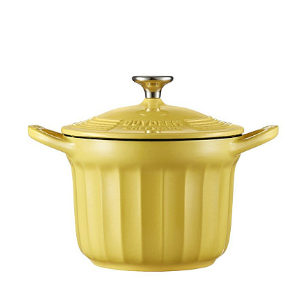 BUYDEEM Emaliowane naczynie чавунне 1,8L, CP541, Mellow Yellow - 1