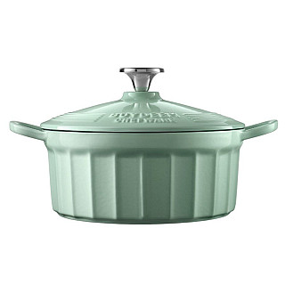 BUYDEEM Emaliowane naczynie чавунне 2,9L, CP521, Cozy Greenish