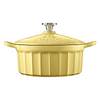 BUYDEEM Emaliowane naczynie żeliwne 2,9L, CP521, Mellow Yellow