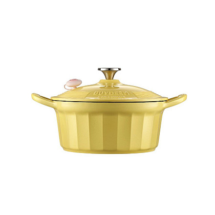 BUYDEEM Emaliowane naczynie чавунне 3,9L, CP551, Mellow Yellow - 1