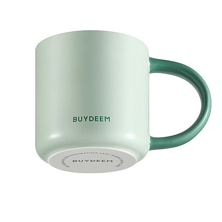 BUYDEEM Kubek ceramiczny 300ml, CD1018, Cozy Greenish - 2