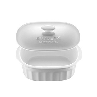 BUYDEEM Ceramiczne naczynie do parowaru 2L, CT1005, White