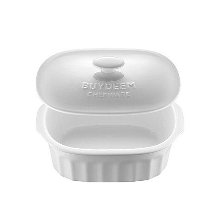 BUYDEEM Ceramiczne naczynie do parowaru 2L, CT1005, White - 1