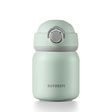 BUYDEEM Termos ze stali nierdzewnej 200ml, TAN200, Cozy Greenish - 1