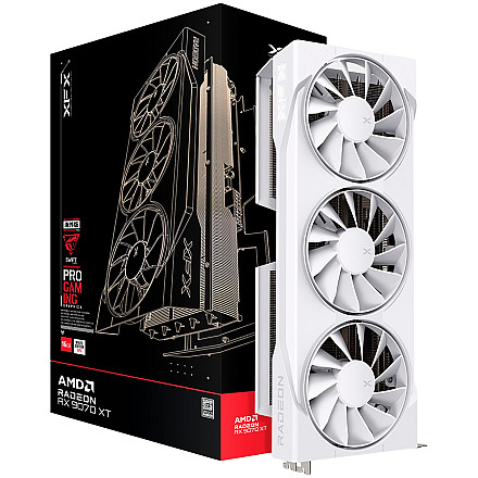XFX Swift AMD Radeon RX 9070XT White 16GB GDDR6 256-bit HDMI 3xDP - 1