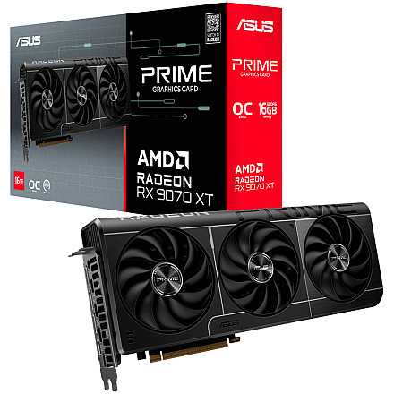 ASUS Prime Radeon RX 9070 XT OC Edition 16GB GDDR6 256-bit HDMI 3x DP - 1
