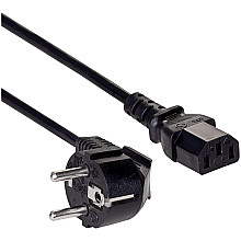 AKYGA Kabel zasilający Akyga AK-PC-01A CCA 3x0.5mm2 CEE 7/7 / IEC C13 1.5 m