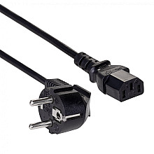 AKYGA Kabel zasilający Akyga AK-PC-01C CU 3x0.75mm² CEE 7/7 / IEC C13 1.5 m