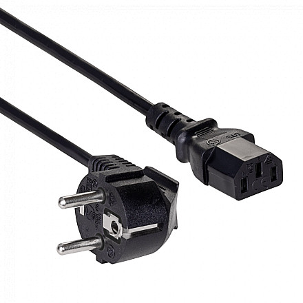 AKYGA Kabel zasilający Akyga AK-PC-01C CU 3x0.75mm² CEE 7/7 / IEC C13 1.5 m - 1