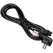 AKYGA Kabel zasilający koniczynka Akyga AK-NB-10A CCA 3x0.5mm² CEE 7/7 / IEC C5 3 m