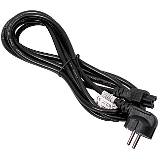 AKYGA Kabel zasilający koniczynka Akyga AK-NB-10A CCA 3x0.5mm² CEE 7/7 / IEC C5 3 m